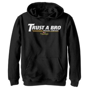 Boy's Marvel Hawkeye Trust Moving Company Pull Over Hoodie - 1 of 4