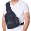 Alpine Swiss Sling Bag Crossbody Backpack Chest Pack Casual Day Bag Shoulder Bag - 3 of 4