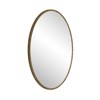 CIPACHO Gold/Sliver Iron Art Oval Retro Mirror - Antique Effect, Wall - Hanging for Bathroom, Bedroom & Living Room - 4 of 4