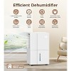 ZAFRO Dehumidifier for Home Large Room Bedroom, Dehumidifier with 360¡ãCaster, Intelligent Humidity Control - 4 of 4