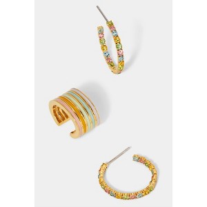 RIDE OR DIE RAINBOW SET OF EARRINGS - 1 of 3