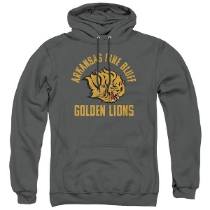 University of Arkansas at Pine Bluff Official Golden Lions Logo Adult Pull-Over Hoodie - 1 of 4