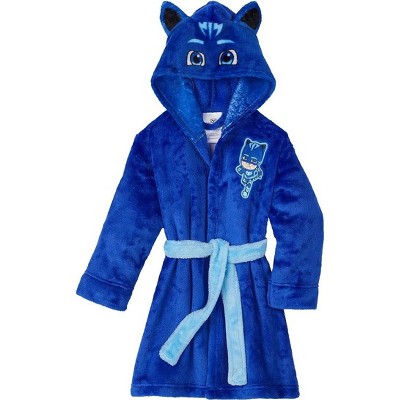 Pj Masks Toddler/little Boy's Costume Plush Fleece Robe, Catboy, 2t ...