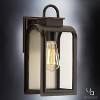 Urban Ambiance Luxury Art Deco Deco Outdoor Wall Light,  13.25"H x 6.5"W,  Oil Rubbed Bronze Finish, UHP1100 - 3 of 4
