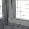 Resenkos 70-Inch Cat Catio, Outdoor Wooden Enclosure With Wheels, Multi-Level Platforms, Lockable Door, Sunroof, Custom Panels, Gray Gray with pattern - 2 of 4