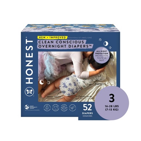 The Honest Company Honest Baby Overnight Diapers (Size 3, 60pcs) for sale  online
