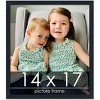 PosterPalooza | Slim Profile Black Picture Frame - UV Acrylic, Foam Board Backing, Hanging Hardware - 2 of 4