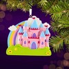 Polarx 3.0 Inch Rainbow Castle Christmas Tree Ornament , Christmas Decor Princess Fantasy Dreamer (1PC) - 2 of 4