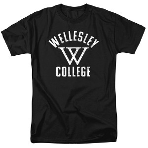 Men's Wellesley College Official Blue Logo T-Shirt - 1 of 4