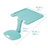 ECR4Kids The Surf Folding Portable Lap Desk, Large - 2 of 4