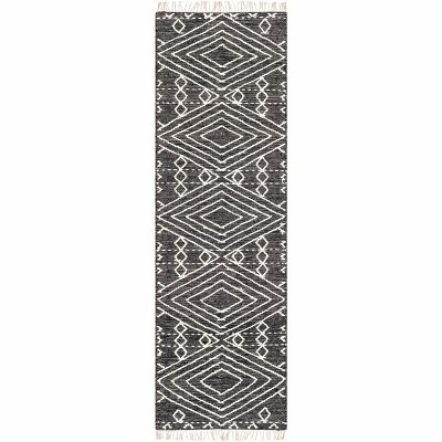 Hauteloom Skedee Black/Cream Diamond Area Rug