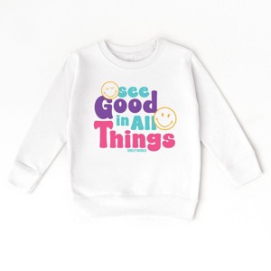 The Juniper Shop SmileyWorld See Good In All Things Toddler Sweatshirt - 1 of 4