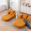 Dolonm Foldable Recliner Chair with Memory Foam - Portable Corduroy Lounger, No tools required，For Apartments/Balcony/Cafe - 4 of 4