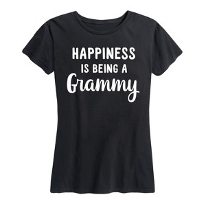 Women's - Instant Message - Happiness is Being a Grammy Short Sleeve Graphic T-Shirt - 1 of 4