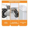 27 Gallon Dry Food Ingredient Cereal Rice Grains Container Box with Wheels - 4 of 4