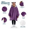 The Bare Homey - Kids Wearable Blanket - Fleece Side Pockets - 3 of 4