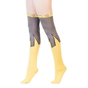 Bioworld DC Comics Batgirl Women's Sheer Costume Tights - 1 of 3