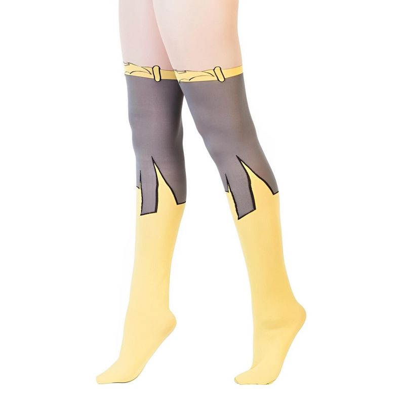 Bioworld DC Comics Batgirl Women's Sheer Costume Tights, 1 of 4
