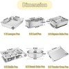 Itopfox Stainless Steel Bakeware Set, 11-Piece Toaster Oven Baking Pan Set with Lasagna, Cake, Loaf & Muffin Pans, Dishwasher Safe - 2 of 4