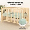KeaBabies Isla Waterproof Crib Sheets for Boys, Girls, 2pk Baby Fitted Crib Sheet, Waterproof Crib Mattress Protector Sheets - 2 of 4