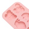 Unique Bargains Candy Mould 6-Cavity Assorted Cartoon Creatures Candy Mould Hand Wash 7.72"x4.88"x0.94" 1 Pc - 4 of 4