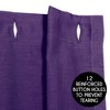 Sweet Jojo Designs Shower Curtain 72in.x72in. Boho Floral Wildflower Plum Purple and Teal - 4 of 4