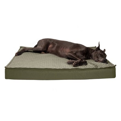 FurHaven Quilt Top Convertible Indoor-Outdoor DLX Cooling Gel Dog Bed Mat