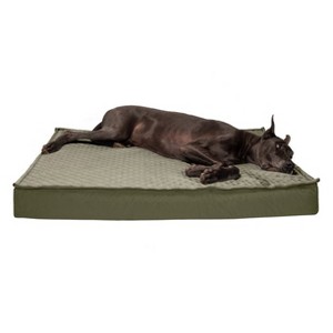 FurHaven Quilt Top Convertible Indoor-Outdoor DLX Cooling Gel Dog Bed Mat - 1 of 3