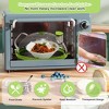 Itopfox Microwave Splatter Cover with Steamer, Clear Lid for Food, Kitchen Accessories for Microwave Oven, Green - 2 of 4