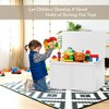Costway Wooden Kids Toy Storage Box Sitting Top Chest Organizer Large Bin Boys & Girls - 2 of 4