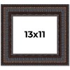 PosterPalooza | Photo Size 3.5" Wide Ornate Brown Frame - UV Acrylic, Foam Board Backing, Hanging Hardware - 2 of 4