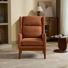 Grungis 26.18" Wide Modern Accent Chair,High Back Reading Chair with Wood Legs,Accent Chair for Bedroom,Reading Room,Office - 2 of 4