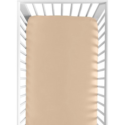 Image of Sweet Jojo Designs Boy, Girl, Unisex/Gender Neutral Baby Fitted Crib Sheet Desert Sun Dark Taupe