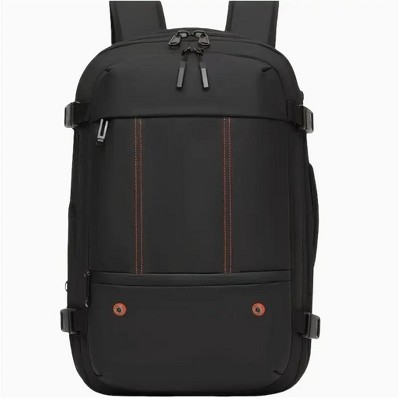 MaseiKar Lightweight Durable Polyester Travel Backpack - Compact Daypack with Adjustable Shoulder Straps,Vacation & Outdoor Trips - Black Backpack
