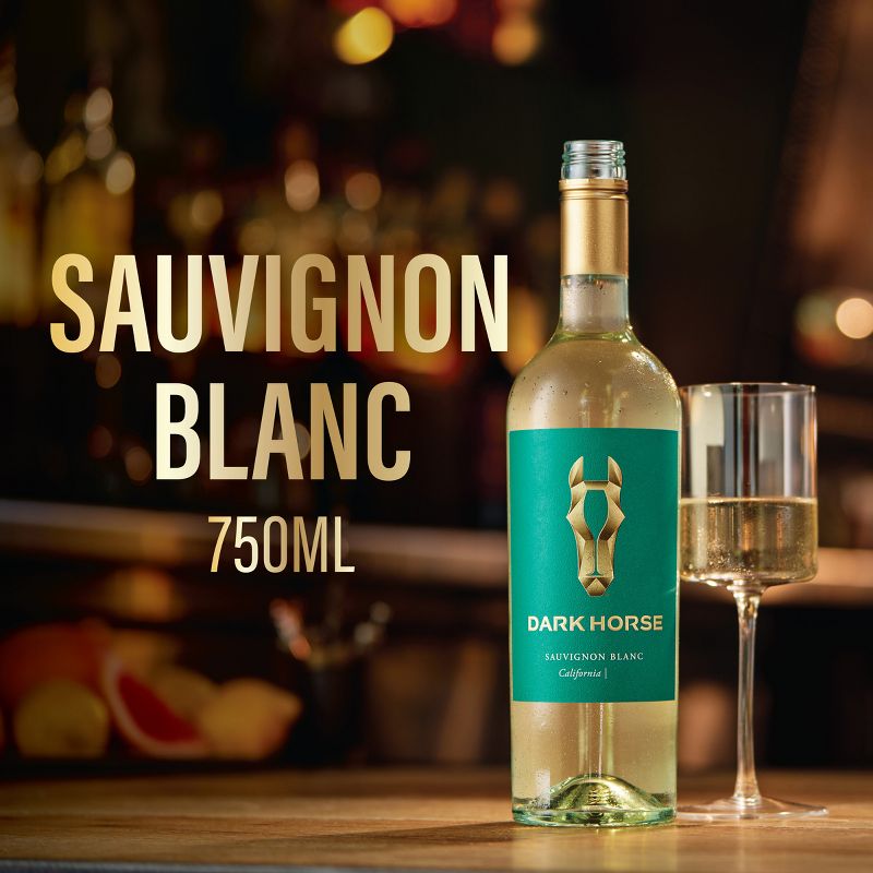 Dark Horse Sauvignon Blanc White Wine - 750ml Bottle, 3 of 9