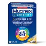 Mucinex Max Strength Cold & Flu Medicine Nighttime - Tablets - 20ct