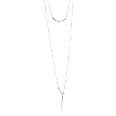 SIlpada 'Two Takes' Sterling Silver Necklace, 16" + 2"