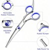 BABYYER Professional Dog Grooming Scissors Kit, Titanium Coated Dog Scissors for Grooming, 3 in1 Grooming Shears Kit - 3 of 4