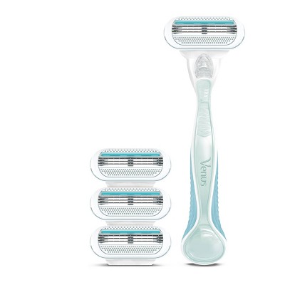 Venus Smooth Sensitive Women's Razor + 4 Razor Blade Refills - 5ct