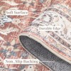 Washable Area Rugs for Living Room Vintage Floral Rug Soft Non Shedding Throw Rugs Stain Resistant Carpet - 4 of 4