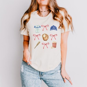 Simply Sage Market Coquette Baseball Chart Short Sleeve Tee - 1 of 4