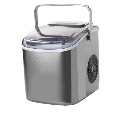 Improvements 26 lb. Portable Compact Ice Maker with Handle Refurbished