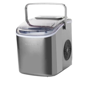 Improvements 26 lb. Portable Compact Ice Maker with Handle Refurbished - 1 of 4
