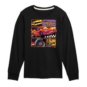 Boys' - Disney - Lightning McQueen Best Trophies Long Sleeve Graphic T-Shirt - 1 of 4
