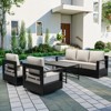 UPTIOT 4-Piece Outdoor Patio Conversation Set - 3 of 4