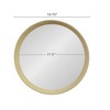 Lyngins 20 Inch Bathroom Mirrors,Round Wall Mirrors,Decorative Mirrors,Mango Wood Frame Vanity Mirrors for Bathroom,Bedroom - 3 of 4