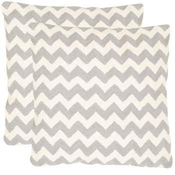 Striped Tealea Pillow (Set of 2)  - Safavieh