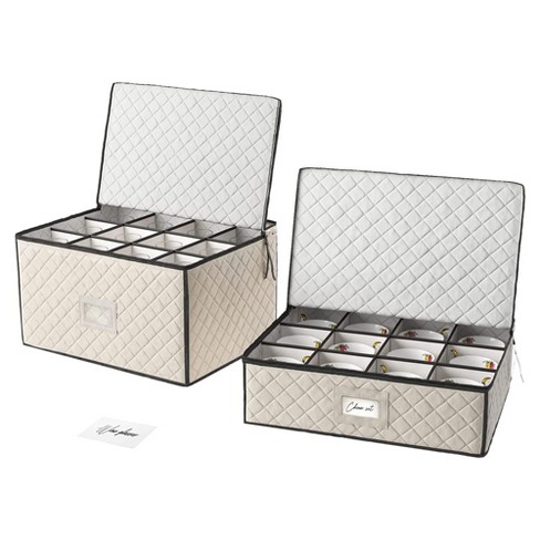 Cup and Mug Storage Box with FlexGrid Dividers
