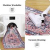 Garvee Boho Vintage Medallion Area Rug -Washable Floral Print Rug,Soft Accent Carpet for Dining Room,Home Office,Bedroom,Entryway - 3 of 4