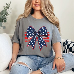 Simply Sage Market Coquette America Cherries Garment Dyed Tee - 1 of 4